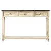 Rustic Elegance Console Table with Drawers