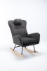 VelvetEase Modern Rocking Chair