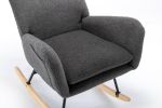 VelvetEase Modern Rocking Chair