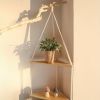 Boho Triangle Shelves Wall Decor