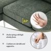 Luxora Reversible Sectional Sofa with Chenille Fabric