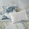 5 Piece Cotton Duvet Cover Set with Throw Pillow