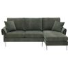Luxora Reversible Sectional Sofa with Chenille Fabric