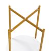 MarbleGlow 2-Layer Round End Table