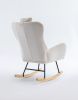 VelvetEase Modern Rocking Chair