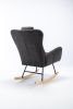 VelvetEase Modern Rocking Chair