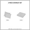 Madison Park Tuscany 3 Piece Reversible Scalloped Edge Quilt Set