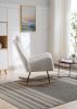 VelvetEase Modern Rocking Chair