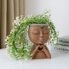Elegance Face Statue Flower Pot