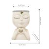 Elegance Face Statue Flower Pot