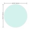 36" Inch Round Tempered Glass Table Top