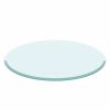 36" Inch Round Tempered Glass Table Top