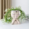 Elegance Face Statue Flower Pot
