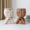 Elegance Face Statue Flower Pot