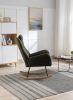 VelvetEase Modern Rocking Chair
