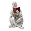 Scandinavian Modern Woman Reading Resin Statue